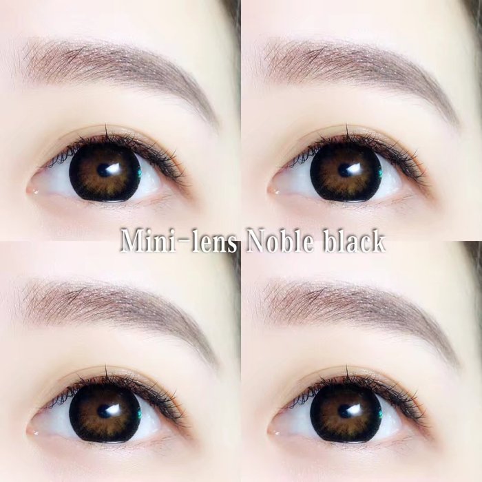 Mini-lens NOBLE黑色美瞳佩戴图 Mini-lens NOBLE黑色美瞳佩戴图