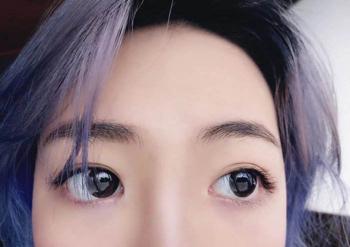 Mini-lens NOBLE黑色美瞳佩戴图 Mini-lens NOBLE黑色美瞳佩戴图