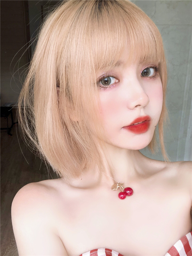 momokocon美瞳官网现货 初见月浅棕 年抛自然直径日常美瞳 棕色