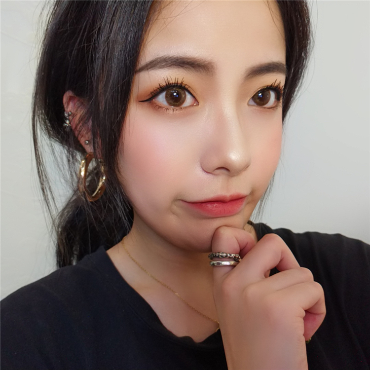 seencon mocha摩卡金 人鱼姬 珠光金粉 年抛略微增大日常美瞳 金棕色