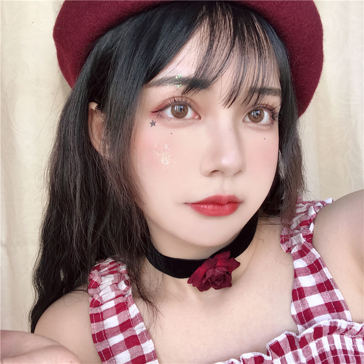 seencon mocha摩卡金 人鱼姬 珠光金粉 年抛略微增大日常美瞳 金棕色