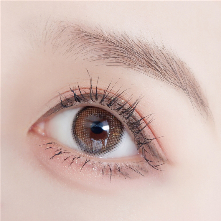 lens secret美瞳官网现货 小耀金棕 年抛略微增大日常美瞳 棕色