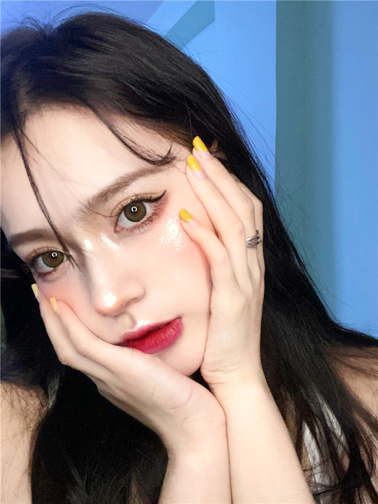 lens secret美瞳官网现货 布奇绿 年抛略微增大混血美瞳 绿色