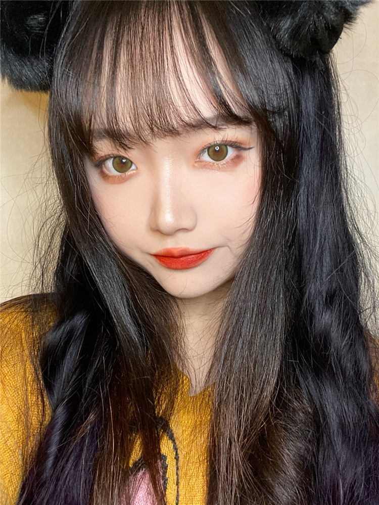 lens secret美瞳官网现货 布奇绿 年抛略微增大混血美瞳 绿色